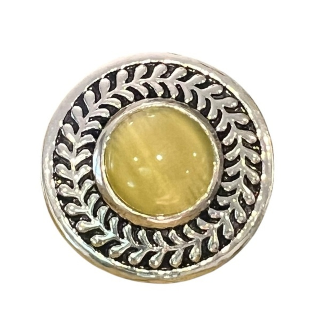 SALE!! 2‎ for $15 Majestically Malibu Yellow Earrings Garden Garland Yellow Ring - Picture 6 of 12